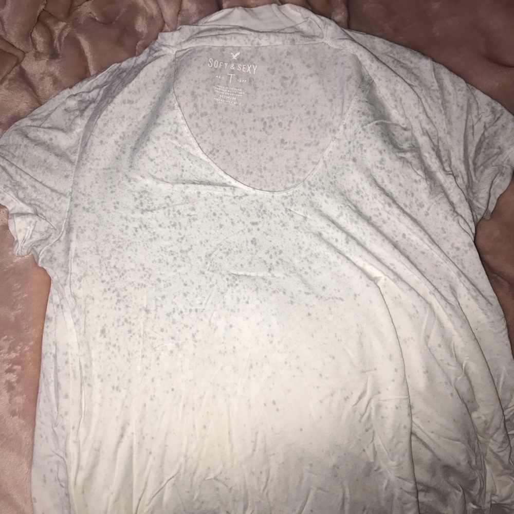 Rain drop choker top with opening